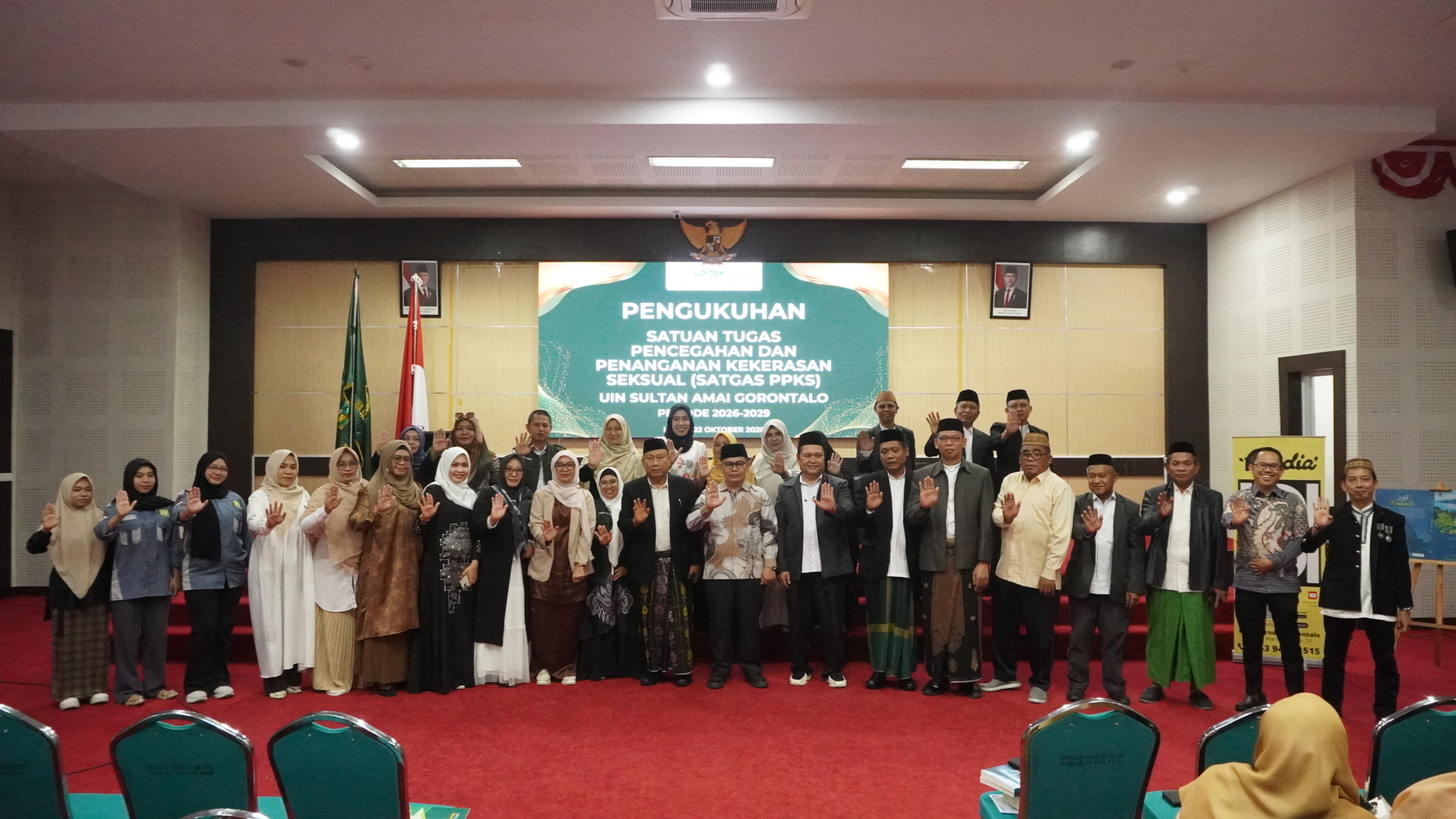 Kukuhkan Satgas PPKS, Rektor UIN SMART Tegaskan Komitmen Wujudkan Kampus Aman dsc01769
